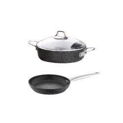 Falez Doacast Granit Döküm 22 cm Sahan Siyah