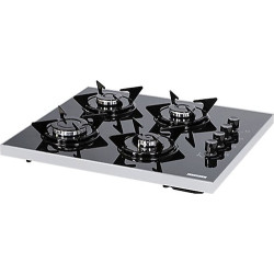 Luxell Lx-40 Tshdf 4 Gözü Gazlı Siyah Cam LPG Set Üstü Ocak